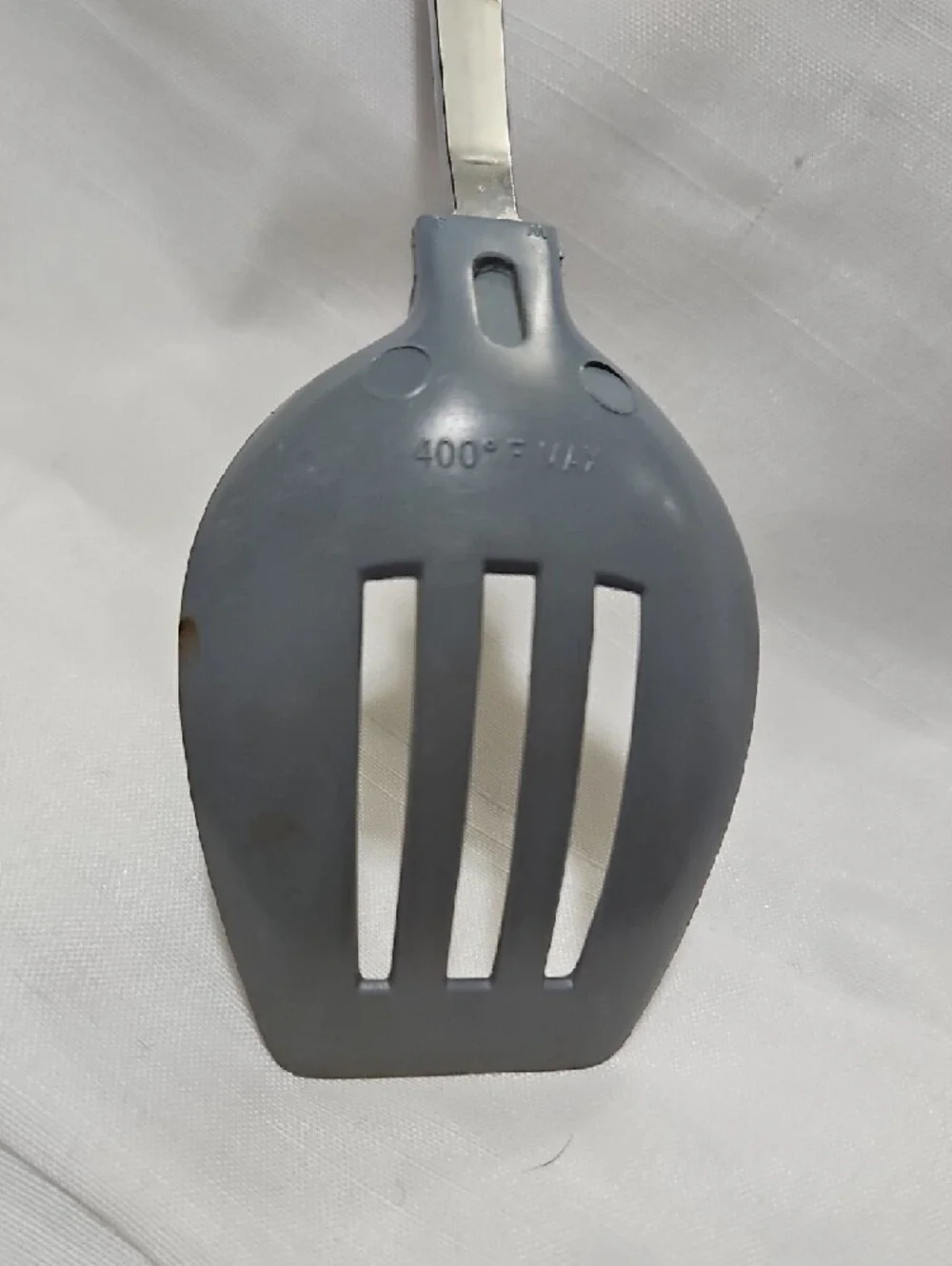 Iris Floral Handle Slotted Spoon Turner Spatula Matches Corning Dishes